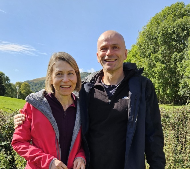 Roy and his wife Jitka